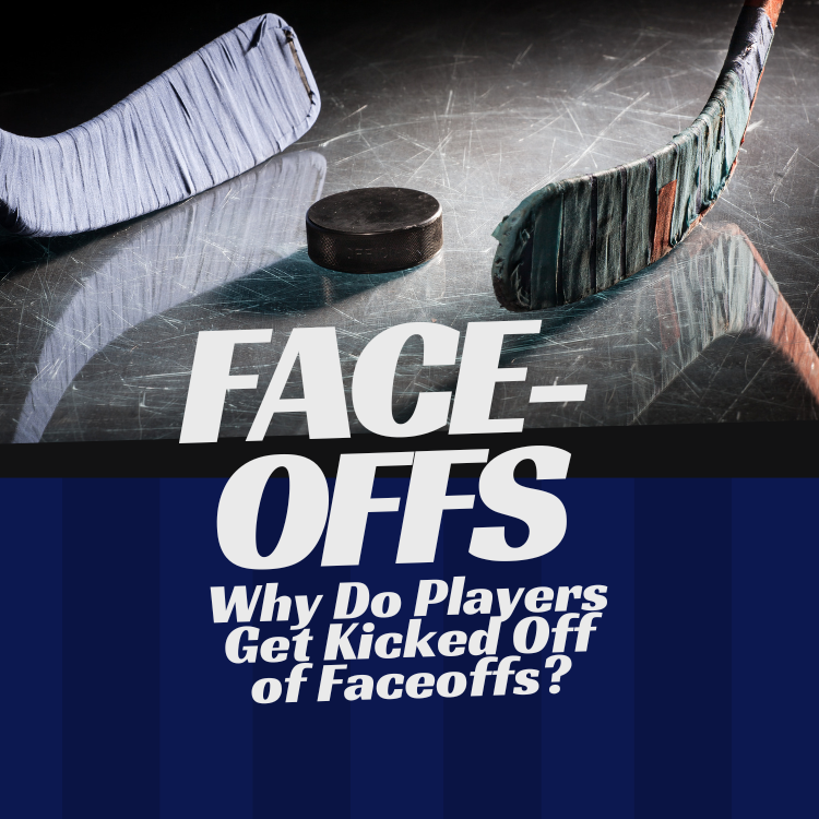 Picture of two sticks and text stating "Face-Offs"